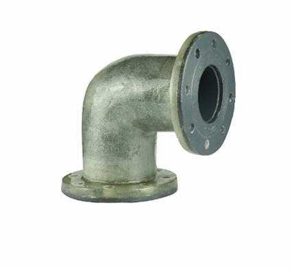 FRP/UPVC复合管件 法兰式90°弯头