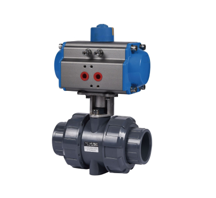 UPVC/CPVP 气动球阀(图1)