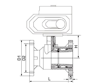 电动、气动法兰式球阀（Q641F-10S、Q941F-10S)(图2)