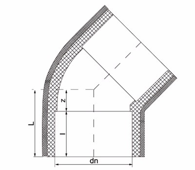 45°弯头FRPUPVC(图2)