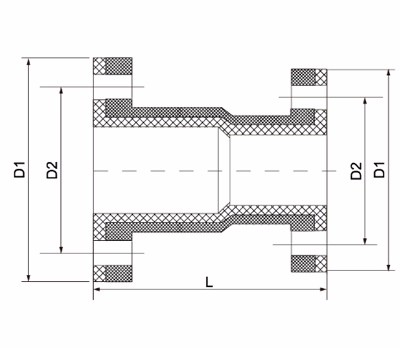 法兰式大小头FRPUPVC(图1)
