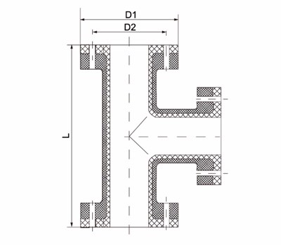 法兰式三通FRPUPVC(图2)